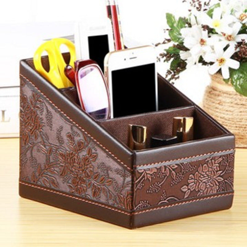 leather storage box
