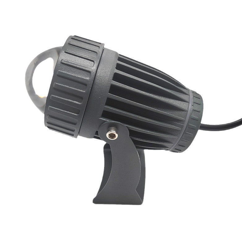 10W IP65 Waterproof LED Spotlight Outdoor Garden Beam Light with Multi-Color Options