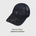 Solar Powered Charging Hat with Cooling Fan
