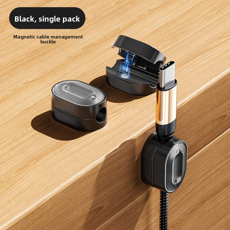 Magnetic Desktop Cable Organizer Wire Holder