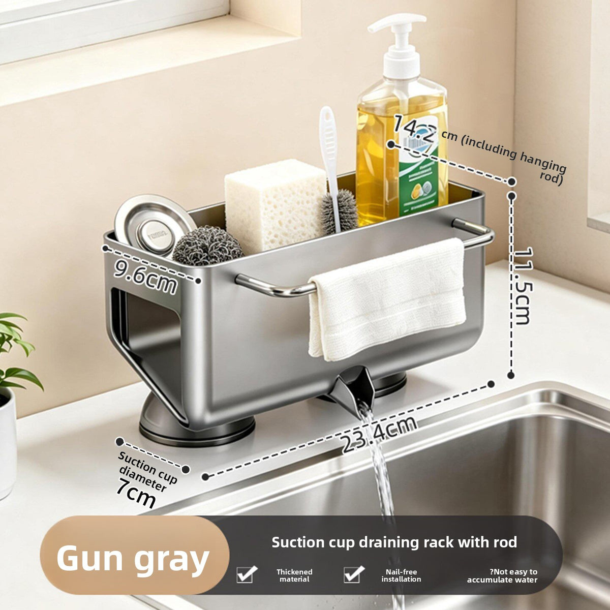 Countertop Kitchen Drain Rack