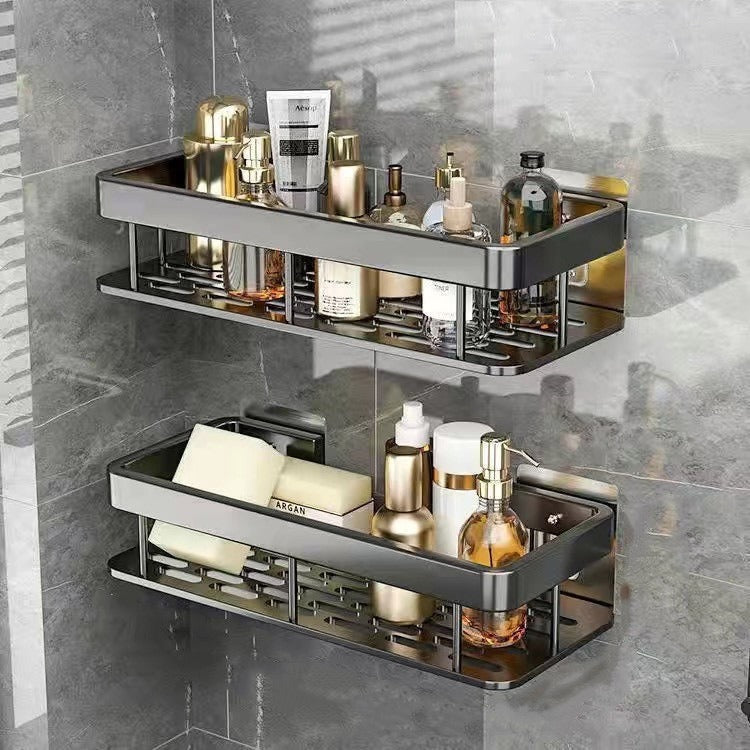 Wall-Mounted Bathroom Storage Organizer