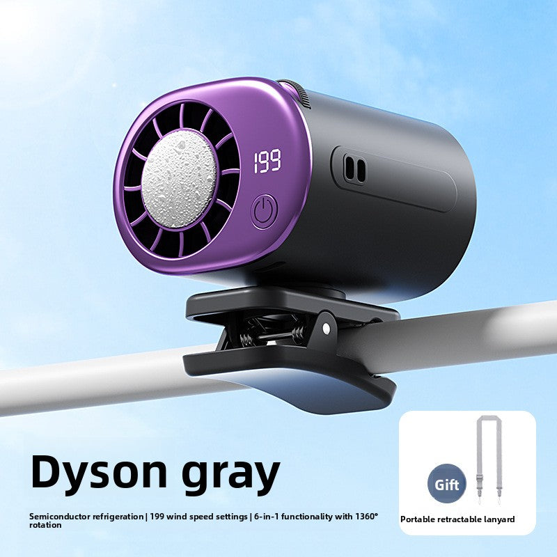 Waist Fan Semiconductor Portable Umbrella Clip