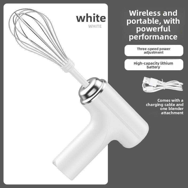 Mini Wireless Rechargeable Electric Hand Mixer