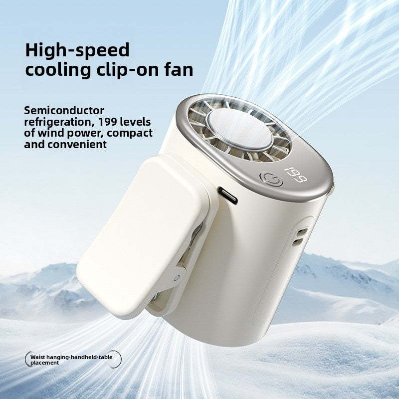 Waist Fan Semiconductor Portable Umbrella Clip