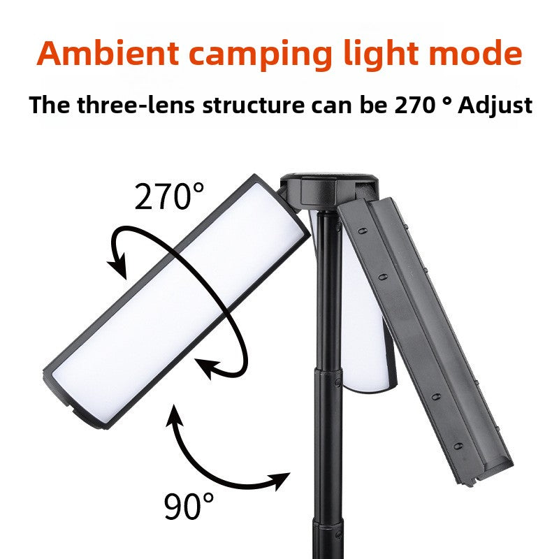 Multi-functional outdoor camping lamp