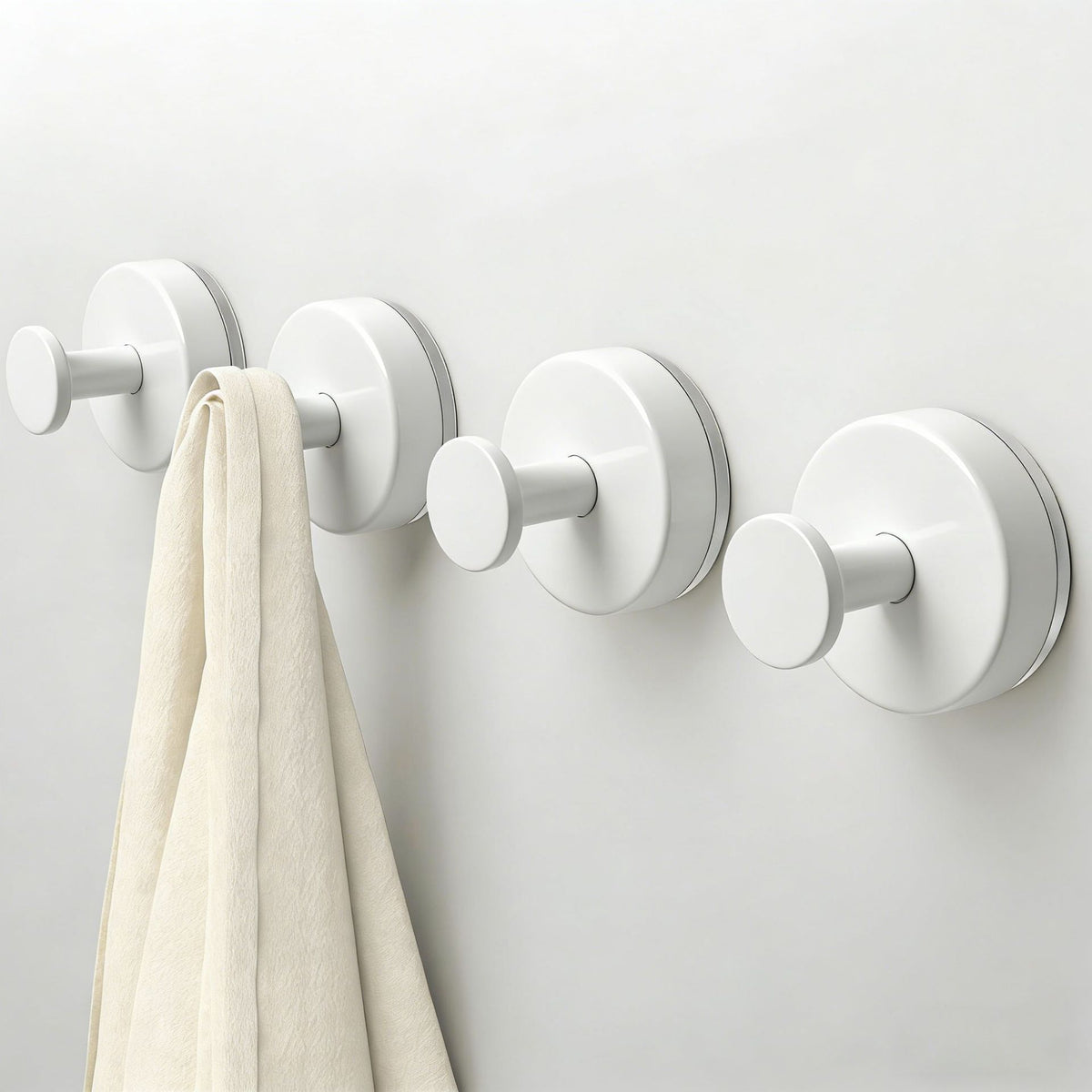 Suction Cup Hook No Drill for Bathroom Kitchen