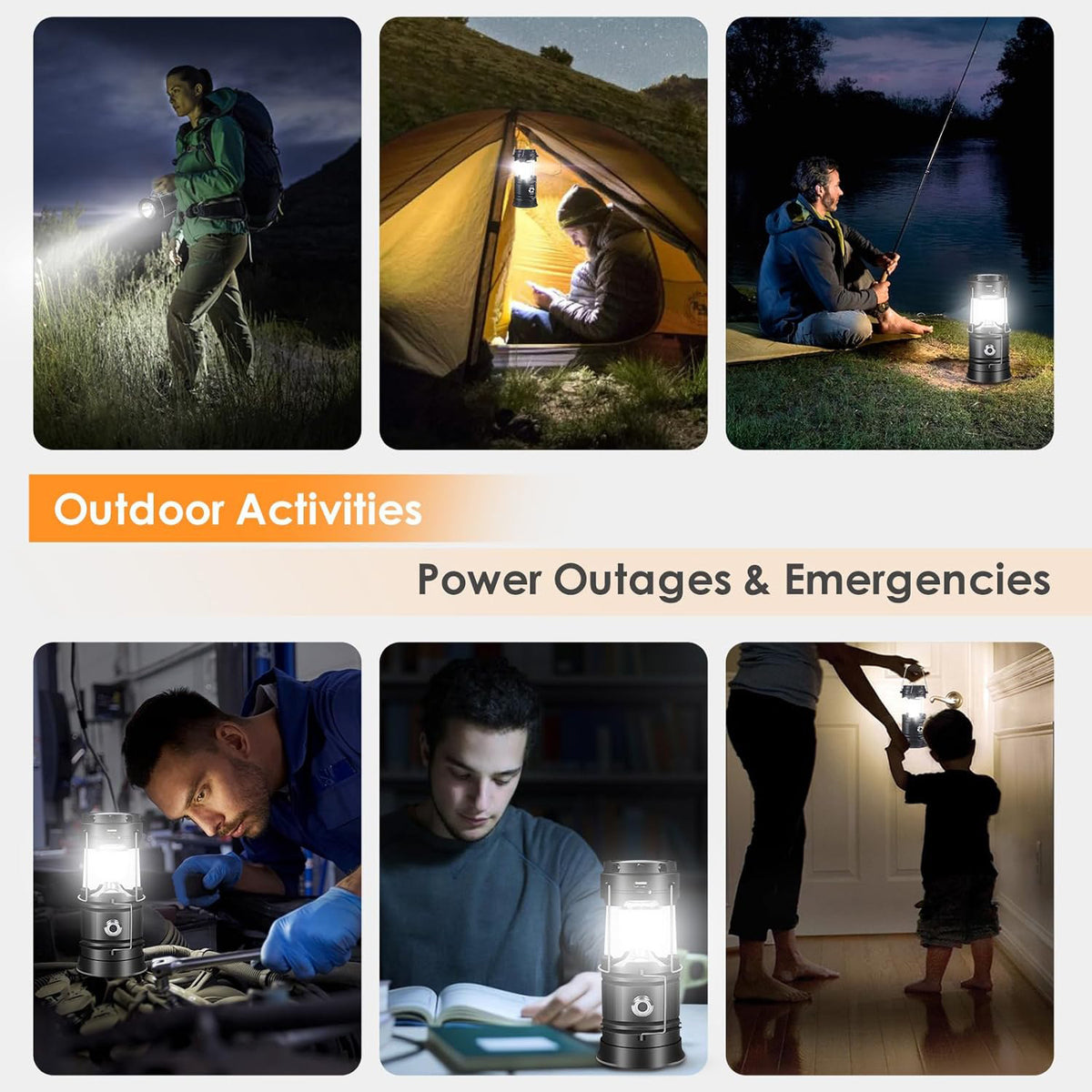 Multifunctional Solar LED Camping Lamp
