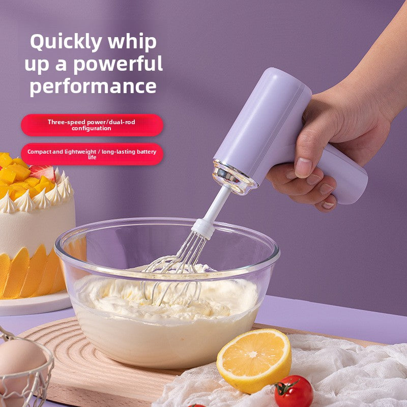 Mini Wireless Rechargeable Electric Hand Mixer