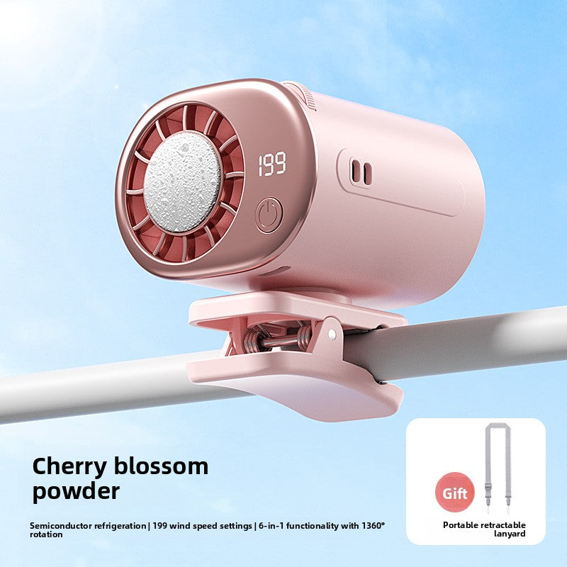 Waist Fan Semiconductor Portable Umbrella Clip