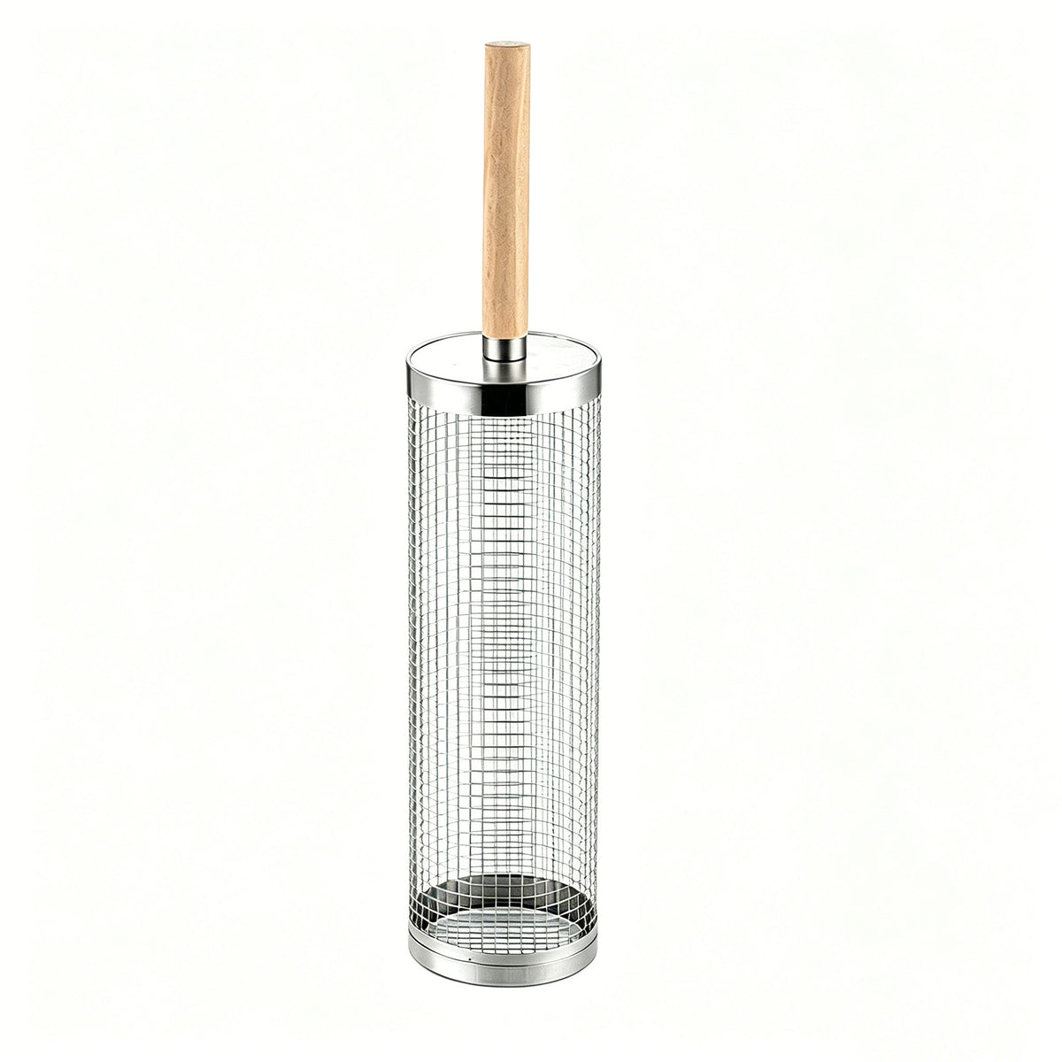 Rotating Stainless Steel BBQ Grill Basket