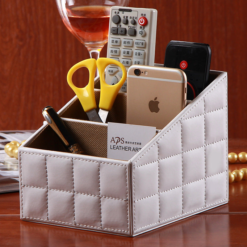 leather storage box