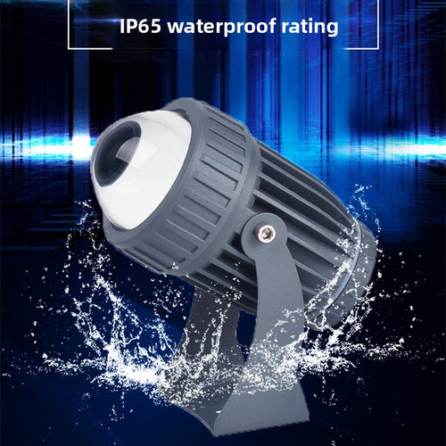 10W IP65 Waterproof LED Spotlight Outdoor Garden Beam Light with Multi-Color Options