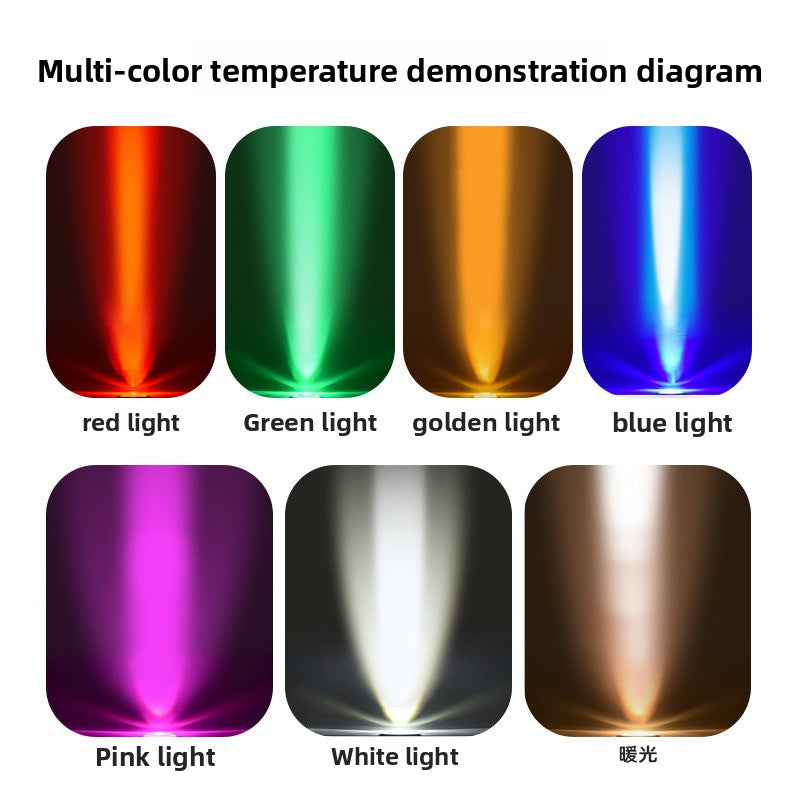 10W IP65 Waterproof LED Spotlight Outdoor Garden Beam Light with Multi-Color Options