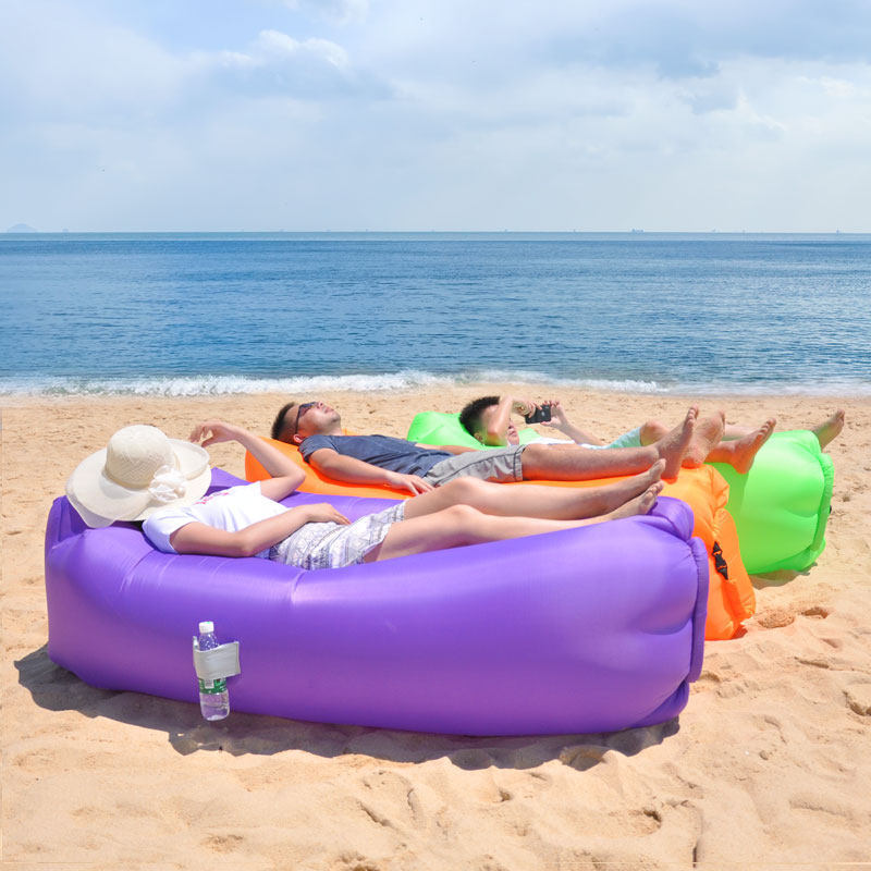 Portable Inflatable Lazy Air Sofa Outdoor Camping Lounge Recliner